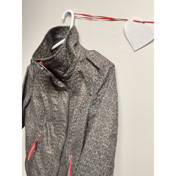 Free People We the Free Black Textured Red Pop of Color Moto Jacket Size 10 - Picture 7 of 12